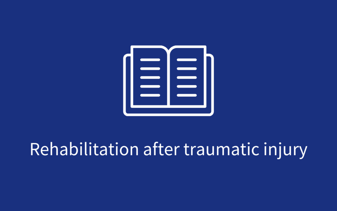 HCML consults on new NICE guidelines for ‘Rehabilitation after traumatic injury’